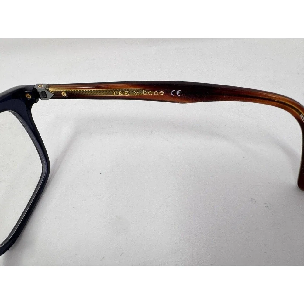 rag & bone RNB7030 Eyeglass Frames Only S9W 52-17-145 Blue Tortoise with Case